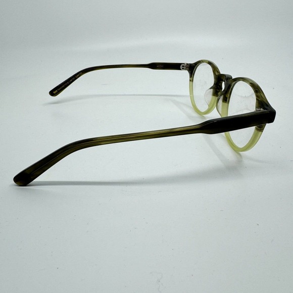 ClassicEyeglasses Frames C3L Black Tortoise Green Round 48-22-140 H9534 - Picture 4 of 9